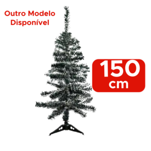 Árvore De Natal 1,5 Metros Nevada Verde 150Cm Para Decoração de Natal