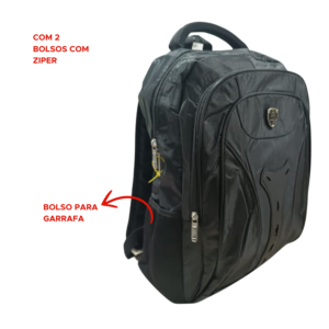 Mochila Escolar Reforçada Impermeável faculdade com Suporte Para Notebook