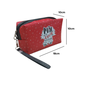 Nécessaire Impermeável 18cm Para Maquiagem Bolsa Viagem Presente Dia Mães