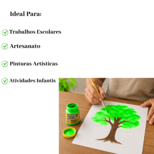 GUACHE 15ML VERDE FOLHA