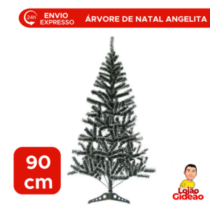 Árvore De Natal 90cm Nevada Para Decoração De Casa Enfeite de Loja Simples