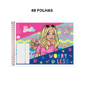 Caderno Cartografia Sem Pauta 48 Folhas Escolar Para Desenho e Pintura