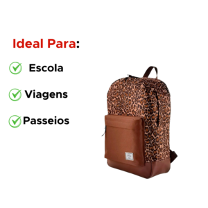 Mochila Oncinha Casual Poliéster Para Viagem Escolar Passeio Coreano