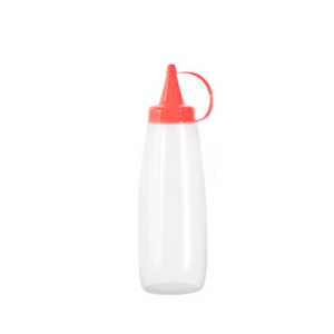 Bisnaga Ketchup 200ml Pote Molho Com Bico e Tampa Para Lanchonete Restaurante