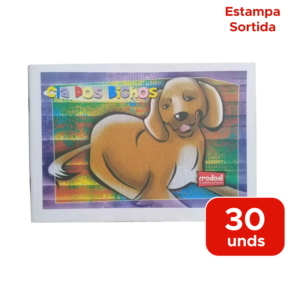 Kit Com 30 Cadernos Pequeno Capa Flexivel Horizontal 96 Folhas Caderno Deitado Revenda