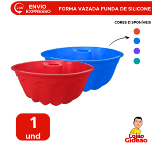 Forma Vazada Funda Em Silicone Redonda Para Bolo Pudim Torta Gelatina Dobrável Suporta até 220°