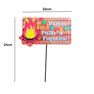 Kit 10 Placa Plaquinha Decorativa Festa Junina Julina Selfies