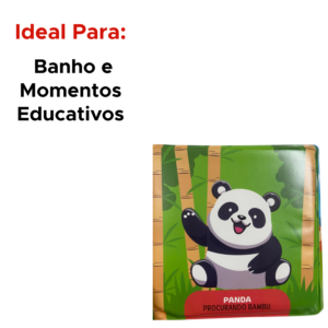 Livro De Banho Infantil Impermeável Para Bebê Educativo