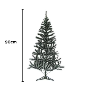 Árvore De Natal 90cm Nevada Para Decoração De Casa Enfeite de Loja Simples