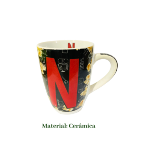 Caneca Cerâmica 330ml Frases Dizeres Presente Café Chá