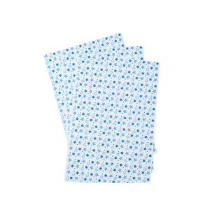 EVA Estampado 40x60 Branco Estrela Azul Artesanato Escola e Papelaria Criativa