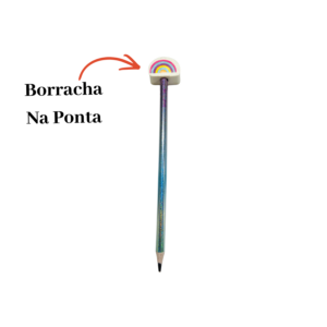 Kit Com 4 Lápis HB Beloved Resina Redondo Sortido