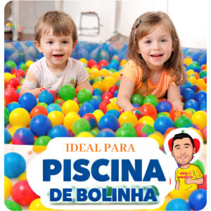 Kit 100 Bolinhas Colorida Infantil Piscina Casinha