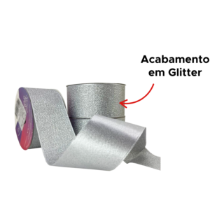 Fita Decorativa Glitter Estilos Diversos Para o Natal Aniversario 2,7m