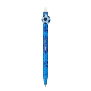 Caneta Esferográfica Futebol 0.7mm Tinta Azul Escolar Escrita