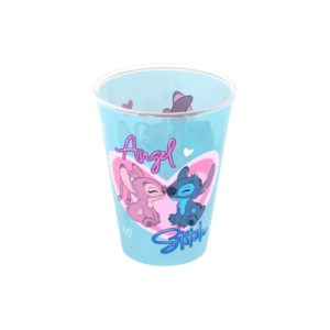 Copo Stitch Disney 280ml Infantil Resistente Para Escola Lanche e Festa