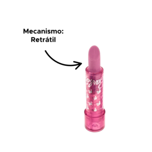 Borracha Escolar Batom Flor Com Tampa Fofa Infantil Meninas
