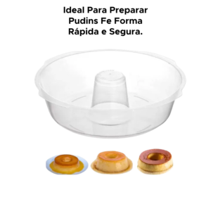 Forma de Pudim para Microondas