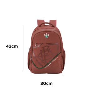 Mochila Fluminense B02 Esportiva Adulto Para Escola Viagens Passeios