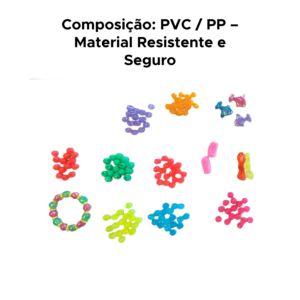 Kit Infantil Para Fazer Acessórios Miçangas Para Pulseiras