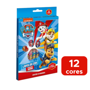 Lápis De Cor Jumbo Triangular Com 12 Cores Para Escola Aniversário