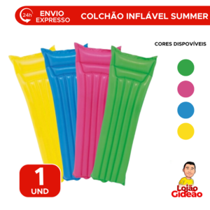 Colchão Inflável Boia Grande Praia Piscina Adulto Criança