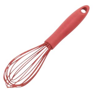 Batedor de Ovos Silicone Fouet Para Bolo Massa Clara Chantilly Cozinha