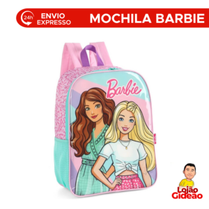 Mochila Bolsa Escolar Friends Rosa Infantil Grande Com Alças Reforçada Espaçosa