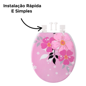 Assento Sanitário Almofadado Universal 37x42cm Confortável Para Banheiro