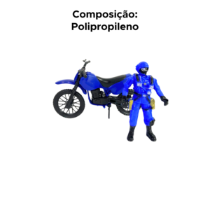Kit Soldado Infantil Com Moto Boneco Brinquedo Presente Menino Aniversário
