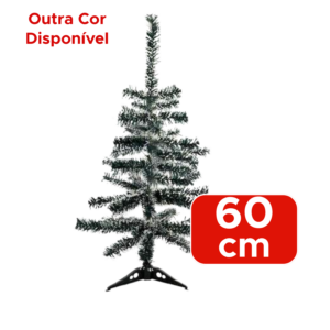 Árvore de Natal Verde 60cm Pequena 50 Galhos Decoração De Natal  De Mesa