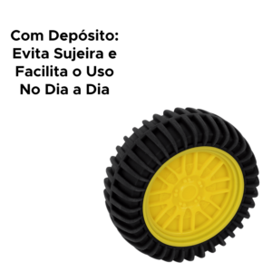 Apontador Com Borracha E Deposito Carros Pneus 2 Em 1 Material Escolar Infantil