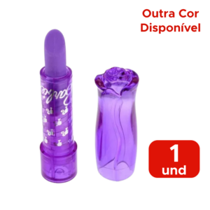 Borracha Escolar Batom Flor Com Tampa Fofa Infantil Meninas
