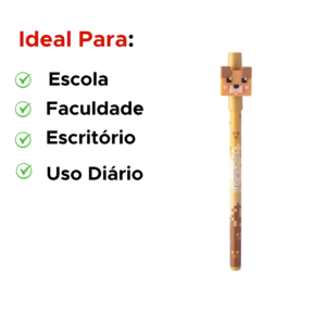 Kit Com 5 Canetas Esferográfica Animax Tris Escolar Original