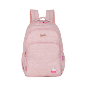 Mochila Escolar Barbie Cup Kake Rosa Bebê Grande Com Alças Oficial