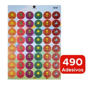 Adesivos Para Professores 9 Folhas Cartelas 490 Adesivos