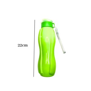 Garrafa Squeeze 600ml Plástica Colorida Com Alça Academia Trabalho Passeio