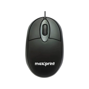 Mouse com Fio USB MO1000 Essentia 1200 DPI Óptico para PC Notebook Windows e Mac