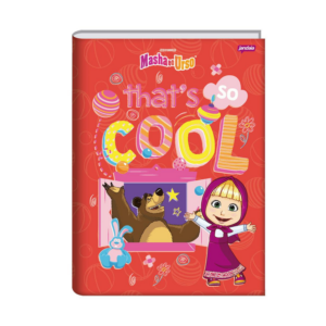 Caderno Brochura Masha e o Urso A4 80 Folhas Infantil Escolar