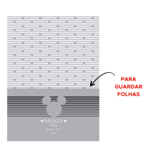 Caderno Universitário 10 Matérias Mickey Arts IA 160 Fls