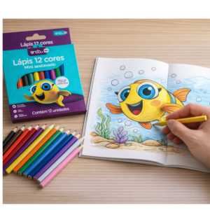 Kit Com 36 Pacotes Mini Lápis De Cor 12 Cores Sextavado Para Escola Creche Revenda