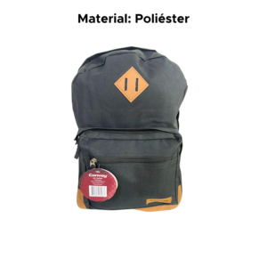 Mochila Casual Preto e Marrom Em poliester Para Adulto Masculino e Feminino Viagens Passeio