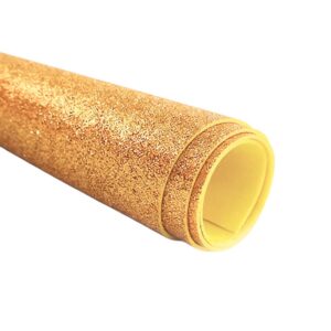 EVA Glitter Dourado 40x48cm Ouro Folha para Artesanato Festas Escola