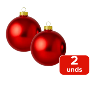 Kit Com 2 Bolas Enfeite Bolinhas De Árvore De Natal Enfeite Natalino Para Árvore