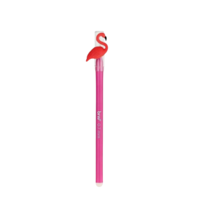 Caneta Gel Apagável Flamingo 0,7mm Azul Ponta Fina Escolar