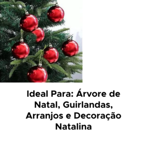 Kit Com 2 Bolas Enfeite Bolinhas De Árvore De Natal Enfeite Natalino Para Árvore