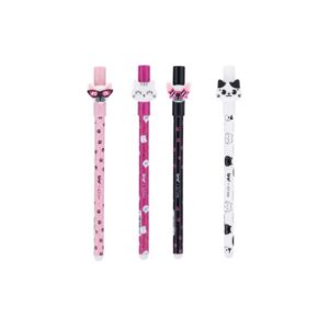 Kit 8 Canetas Gel Apagáveis Paws Best Friends 0.7mm Azul Estampas Sortidas