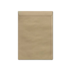 Kit 50 Unidades - Envelope Saco Kraft A4 240mm x 340mm