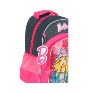 Mochila Rosa Grande  Escolar Feminina Com Alças Resistentes e Durável