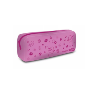 Estojo Escolar Silicone Retangular Resistente Para Material Escolar
